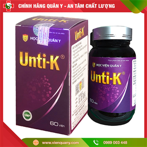 Unti K Học Viện Quân Y hộp 60 viên