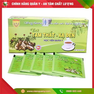 Trà tam thất xạ đen mỗi hộp 20 gói túi lọc