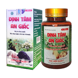 Định tâm an giấc học viện quân y hộp 30 viên