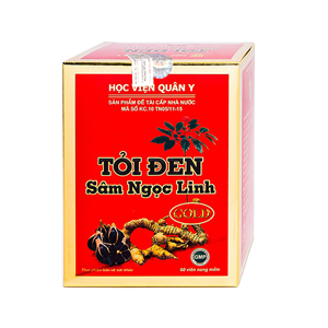 Tỏi đen sâm ngọc linh Học viện Quân y hộp 60 viên