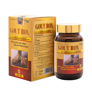 Gout Rox 50 viên, hỗ trợ giảm triệu chứng sưng đau khớp do gout